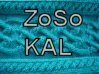 Bildchen von einem blauen Zopfmuster und der Aufschrift ZoSo KAL
